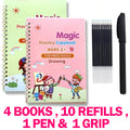 Sank 4-in-1 Reusable Magic Writing Book Set