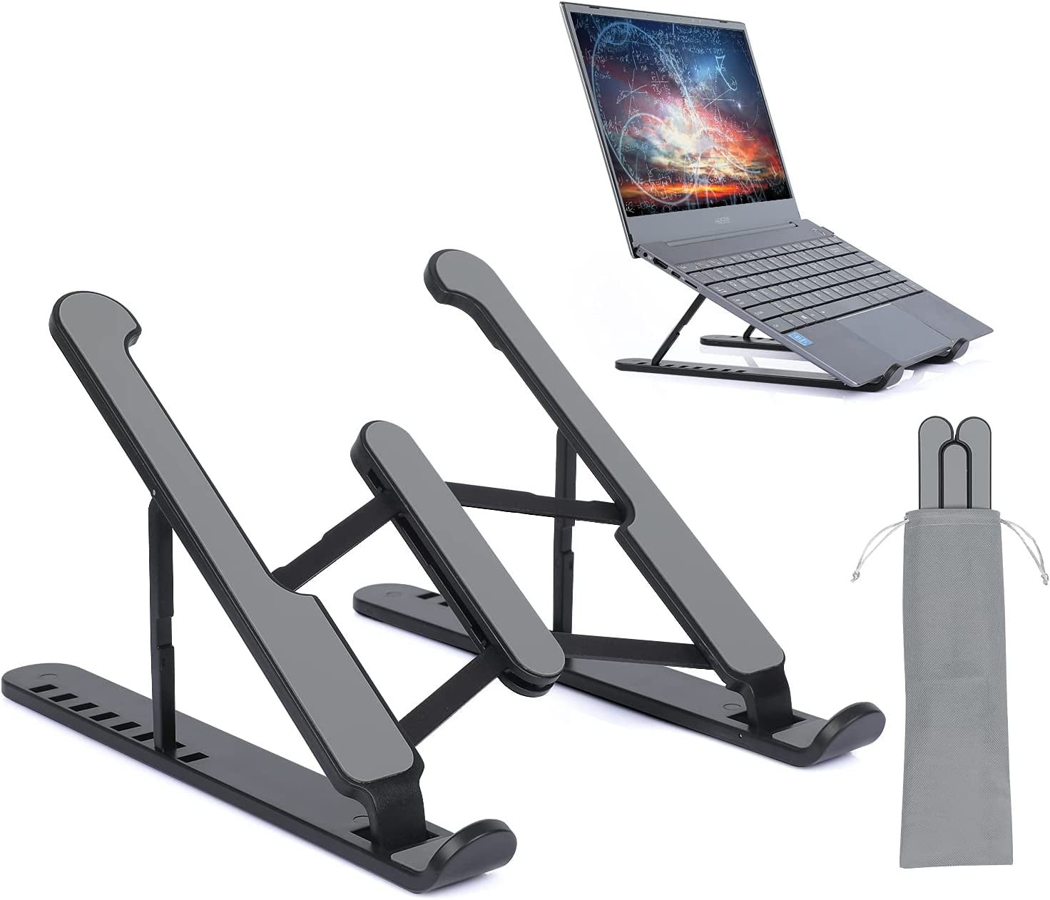 Foldable Adjustable Laptop Stand - 7 Height Levels
