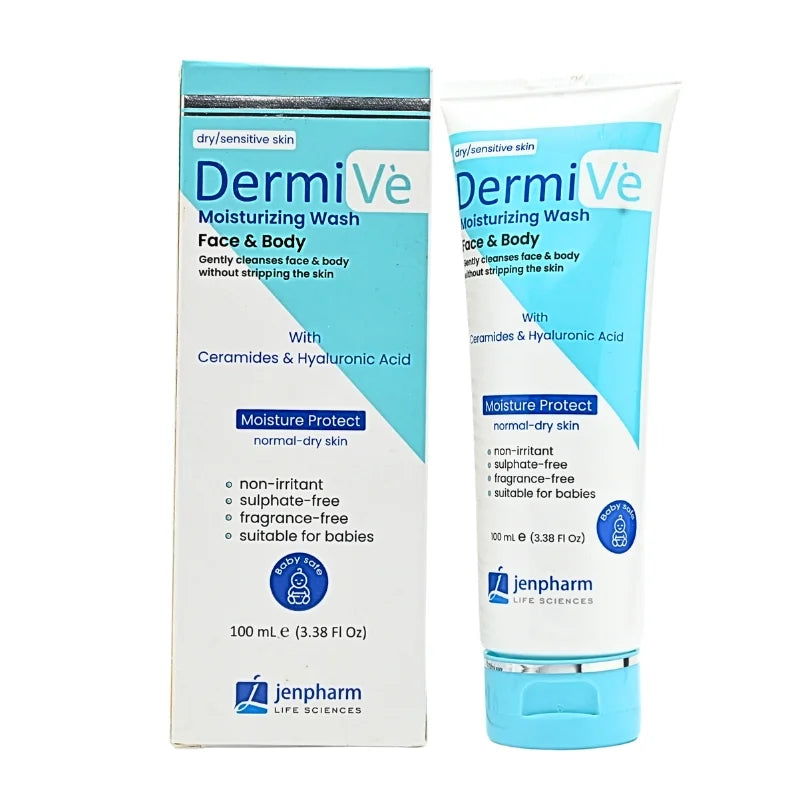 DermiVe Moisturizing Wash 100ml