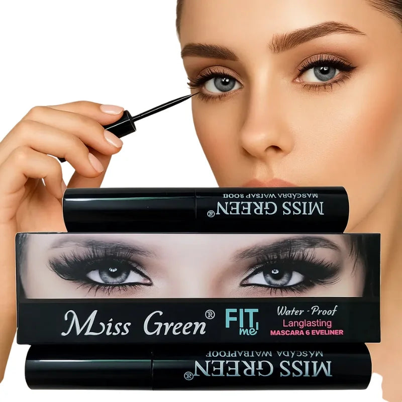 Miss Green FIT ME waterproof mascara and eyeliner
