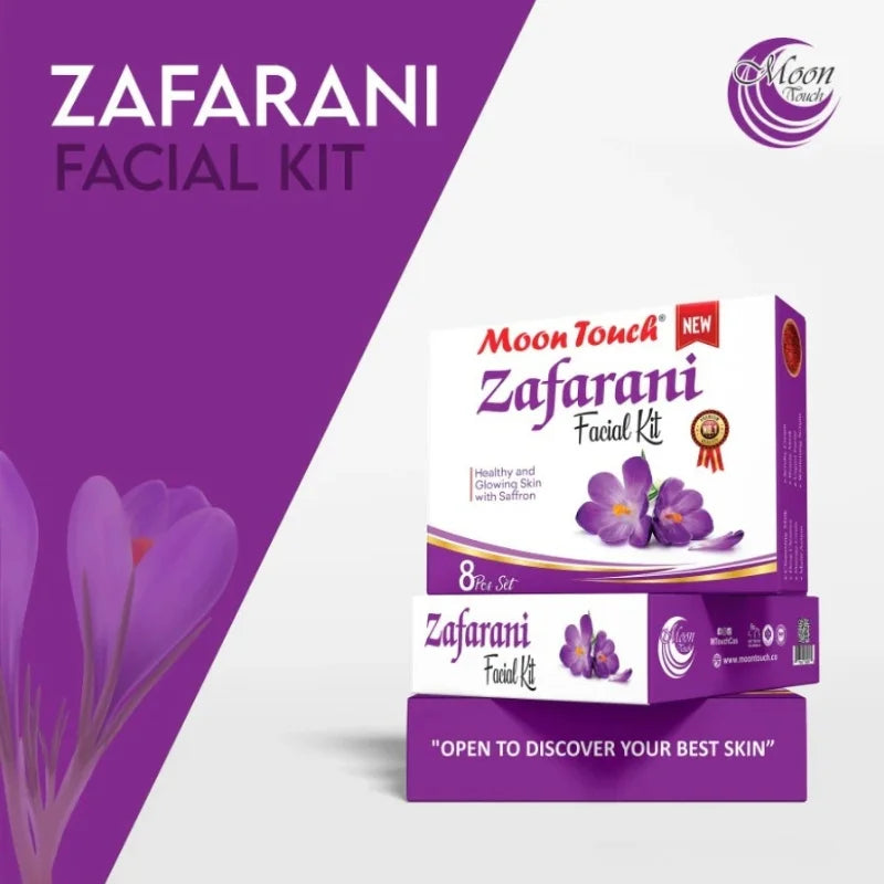 Moon Touch Zafrani Facial Kit - 8 Pieces