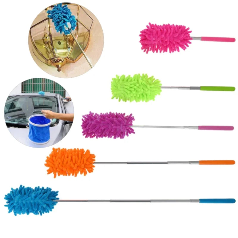 Flexible Microfiber Duster with Telescopic Handle