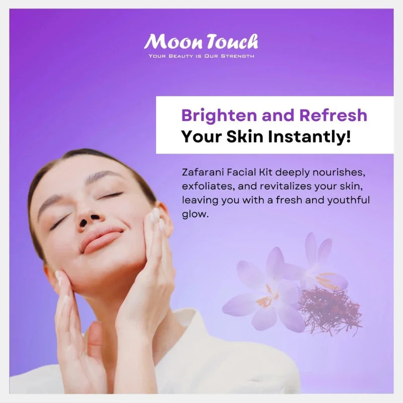 Moon Touch Zafrani Facial Kit - 8 Pieces