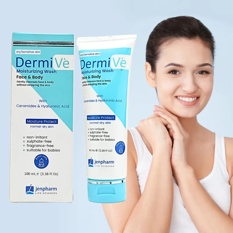 DermiVe Moisturizing Wash - 100ml
