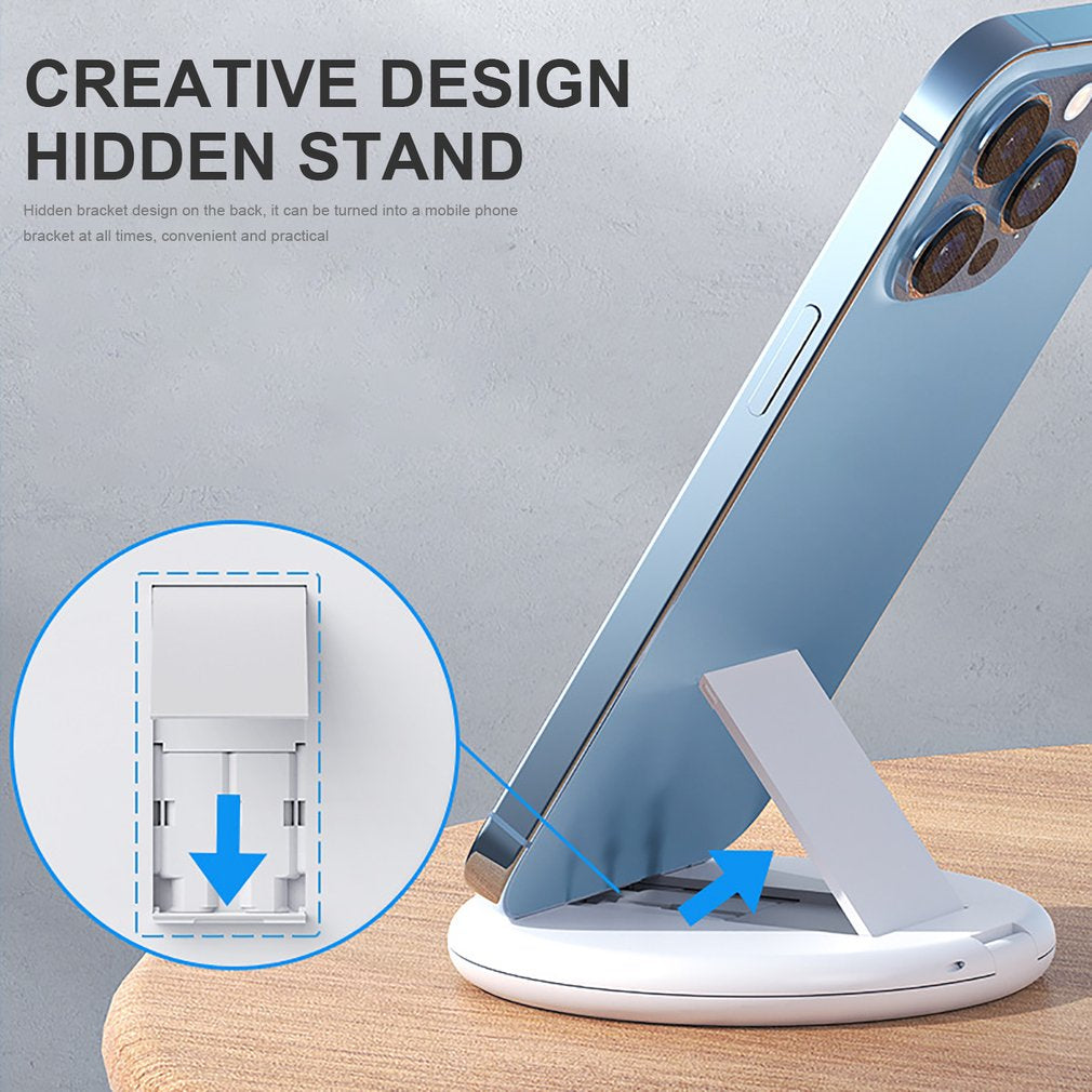 60W Charging Cable & Adapter Storage Box with Phone Stand