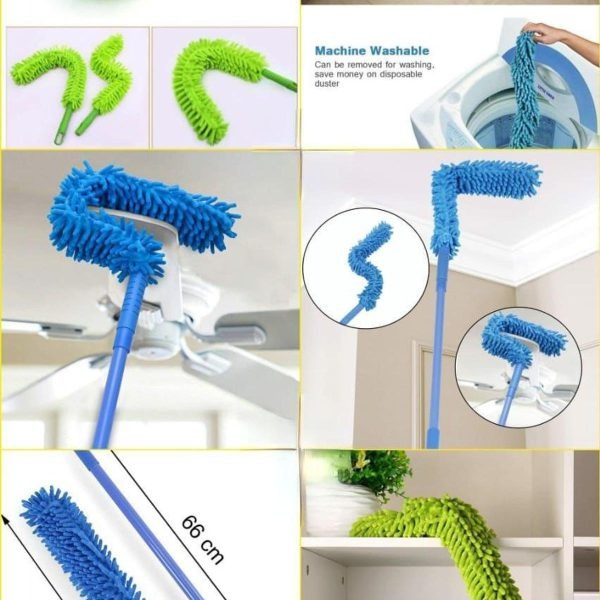 Flexible Microfiber Duster with Telescopic Handle