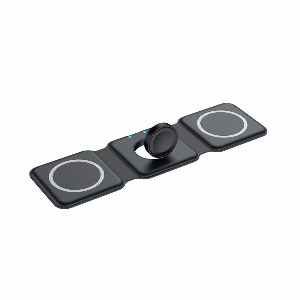 3-in-1 Foldable Magnetic Wireless Charger - 15W