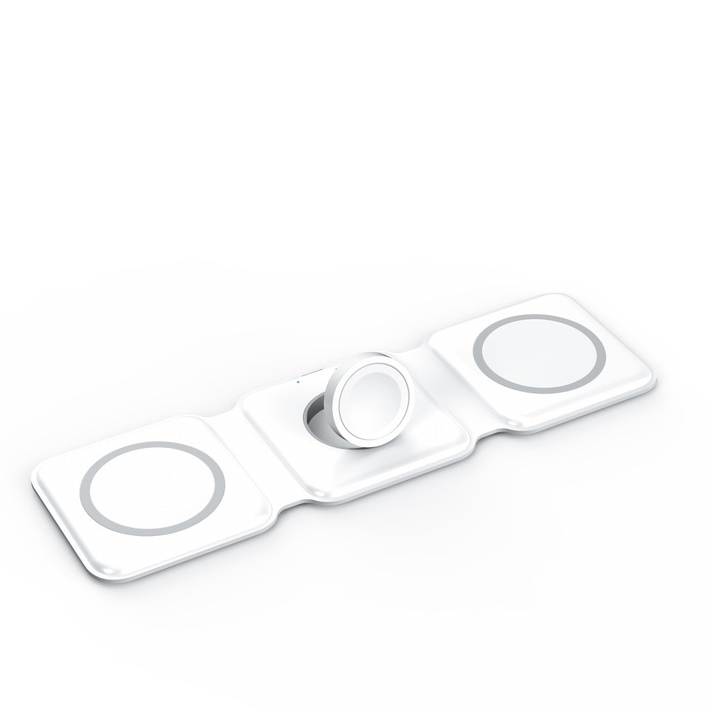 3-in-1 Foldable Magnetic Wireless Charger - 15W