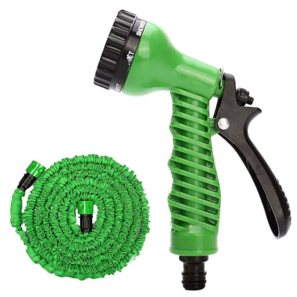 100ft Expandable Garden Hose with Multi-Spray Gun