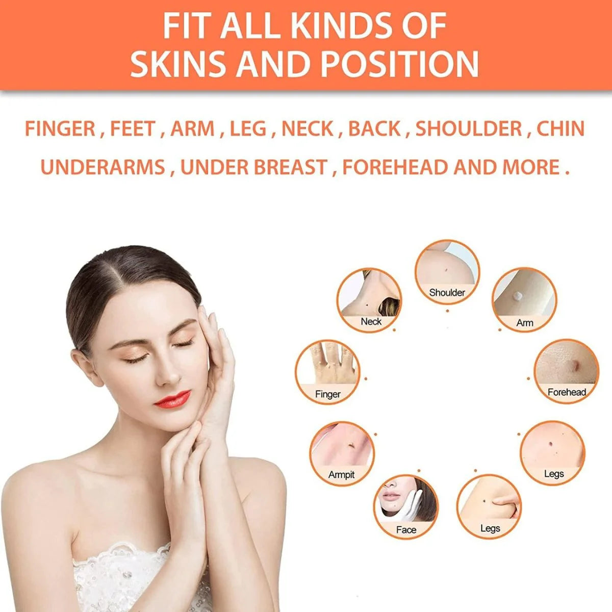 DermaSmooth Skin Tag Patches - 72 Pack