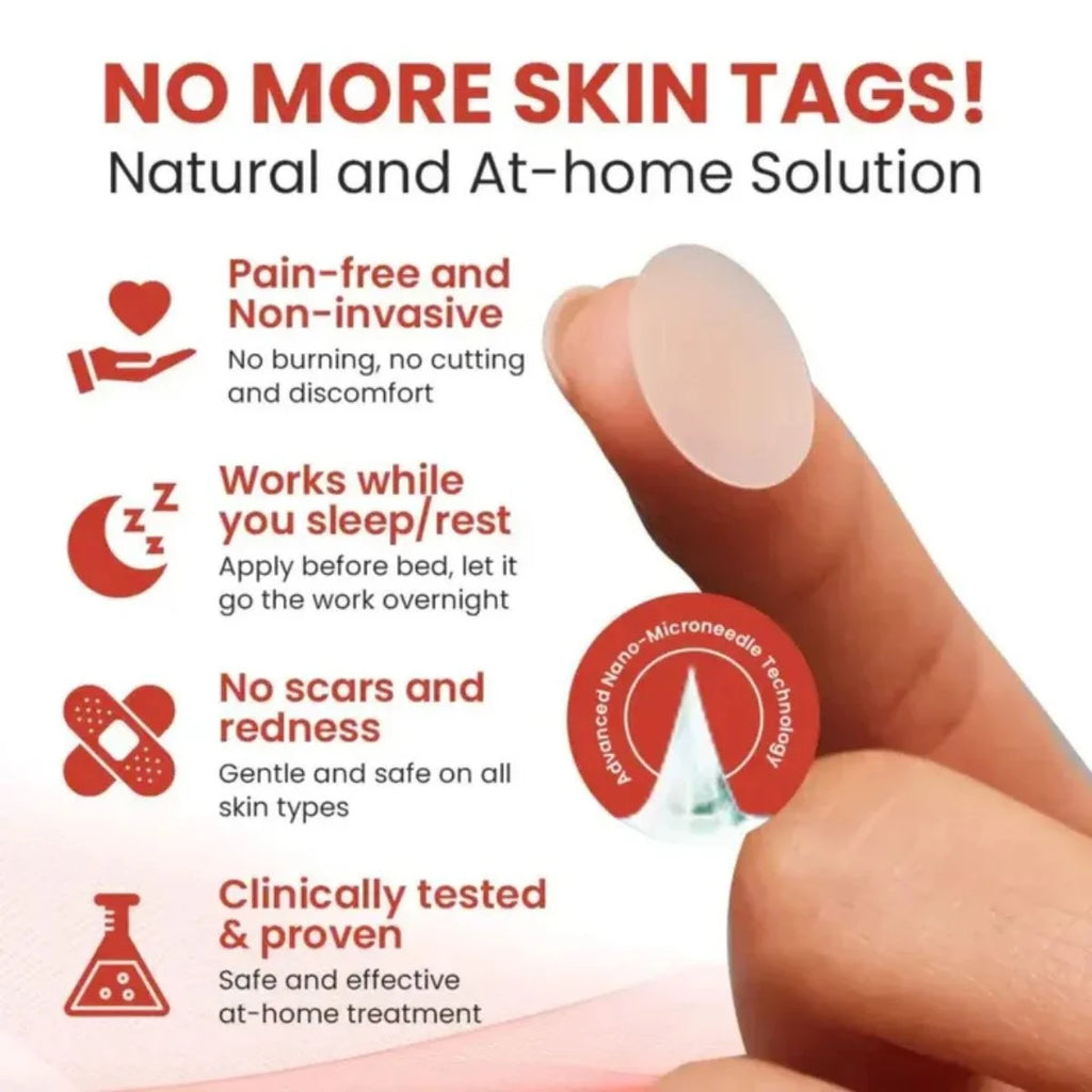DermaSmooth Skin Tag Patches - 72 Pack