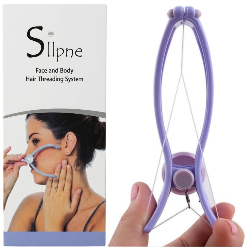 Sipne face and body hair threading system