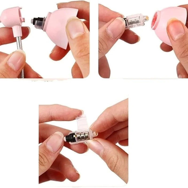 Portable mini clip-on LED book light for reading