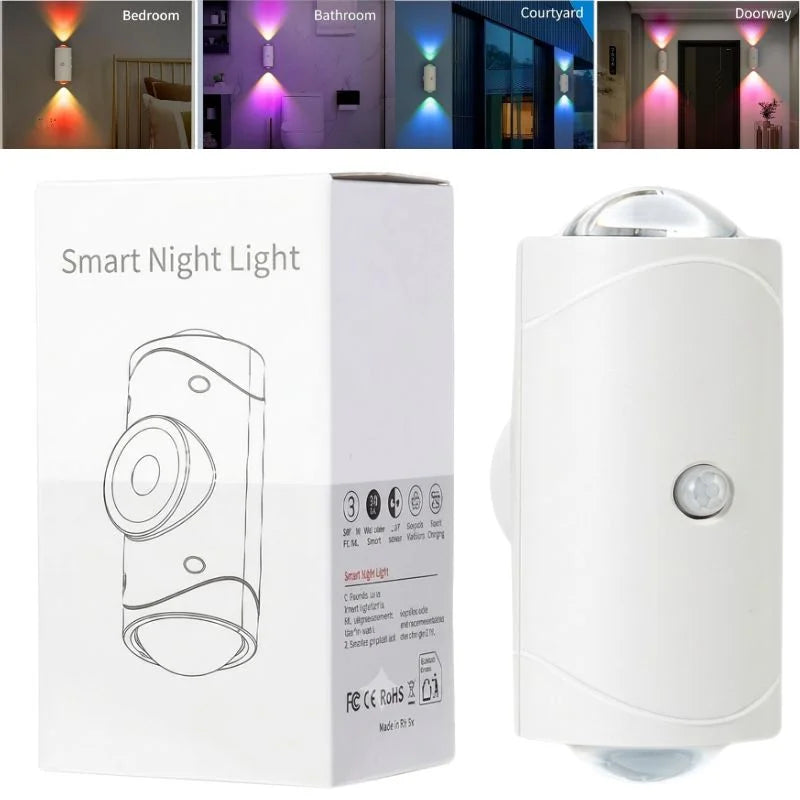 Rechargeable motion sensor LED night light