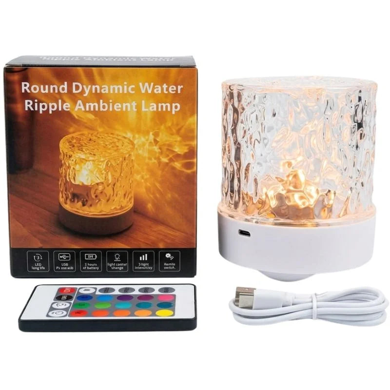 Northern Lights Water Ripple Lamp