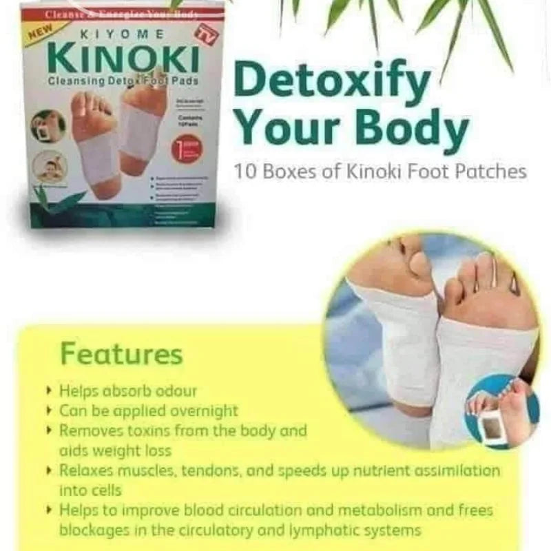 Kinoki foot pads and foot patches for personal care