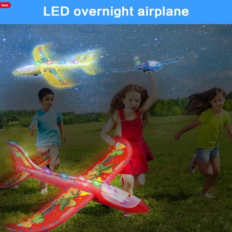Aircraft launcher flying toy for kids