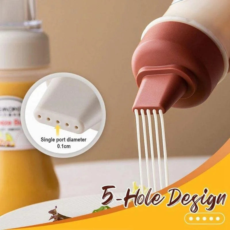 5-Hole Squeeze Sauce Bottle