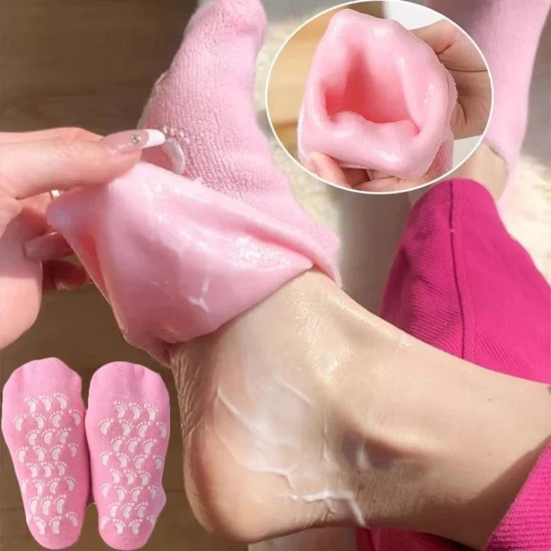 Reusable Silicone Spa Gel Socks
