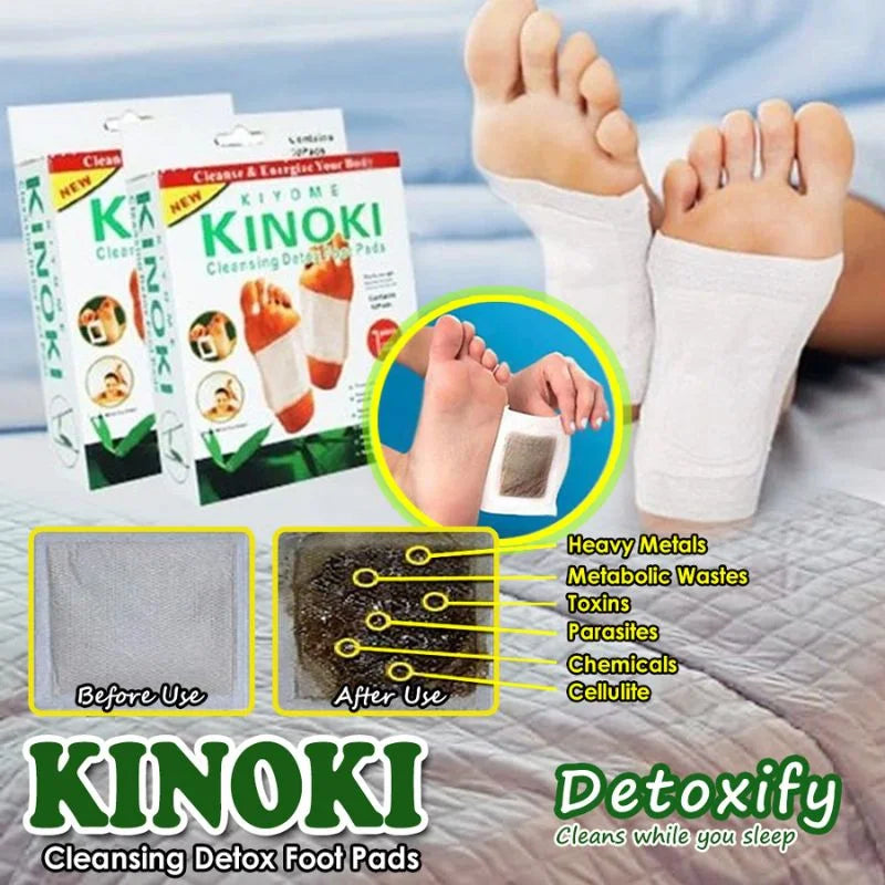Kinoki foot pads and foot patches for personal care
