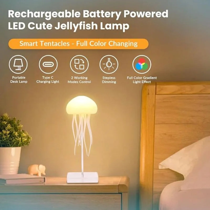 RGB LED Jellyfish Mood Lamp