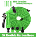 100ft Expandable Garden Hose with Multi-Spray Gun