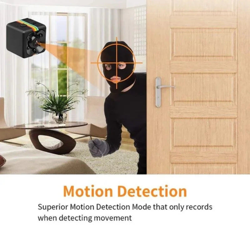 SQ11 mini HD 1080P camera with night vision and motion detection