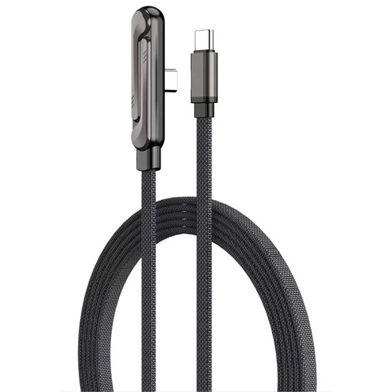 USB-C 240W fast charging cable with foldable phone stand
