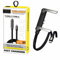 USB-C 240W fast charging cable with foldable phone stand