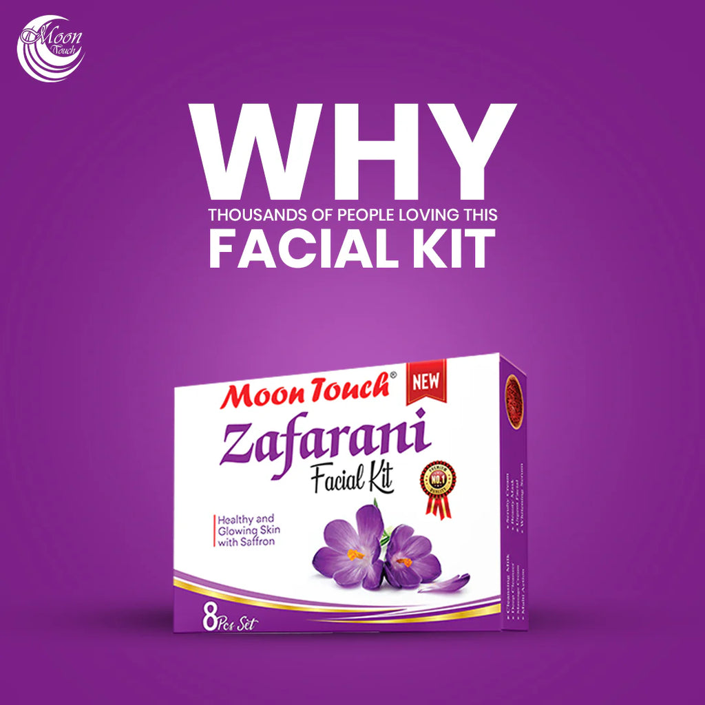 Moon Touch Zafrani Facial Kit - 8 Pieces