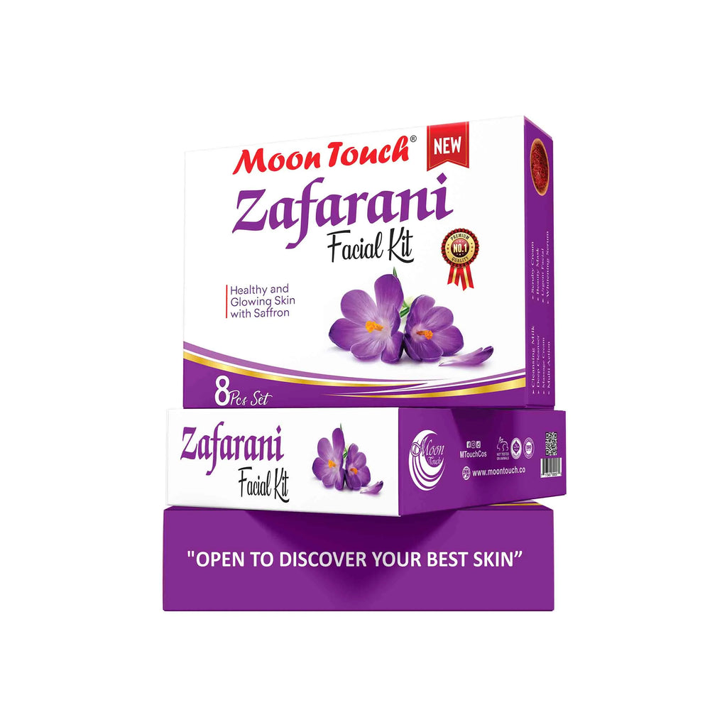 Moon Touch Zafrani Facial Kit 8-piece set