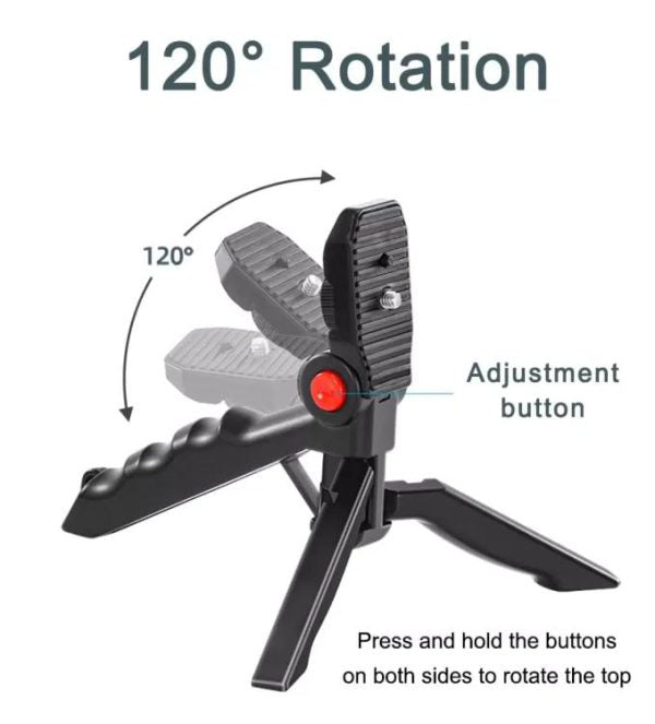 AY-49 Video Making Kit with Tripod, LED Light & Microphone