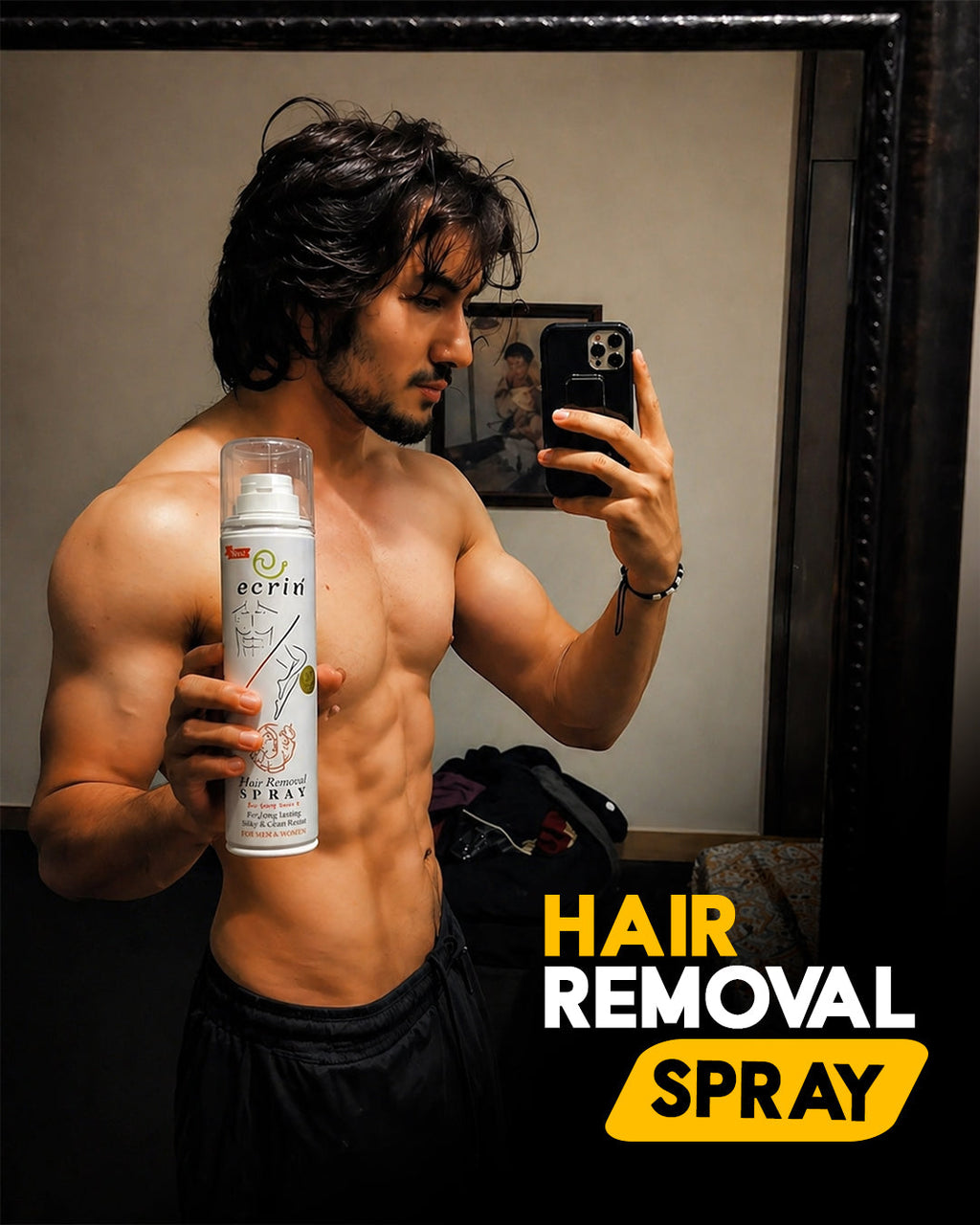 Ecrin Hair Removal Spray lifestyle image