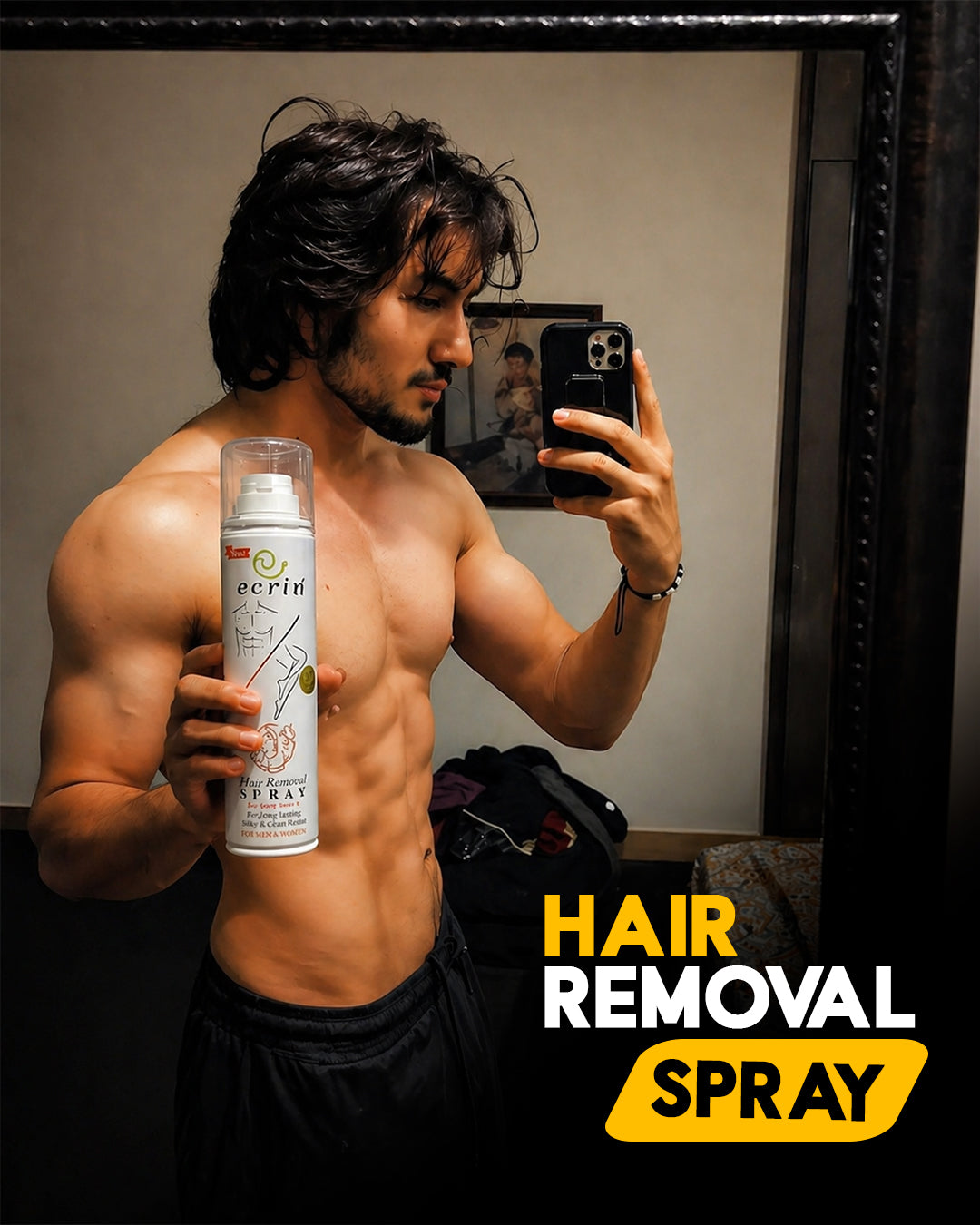 Ecrin Hair Removal Spray lifestyle image