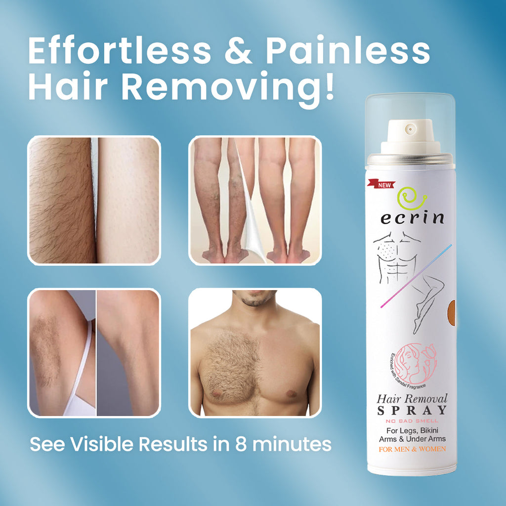 Ecrin Hair Removal Spray smooth skin results