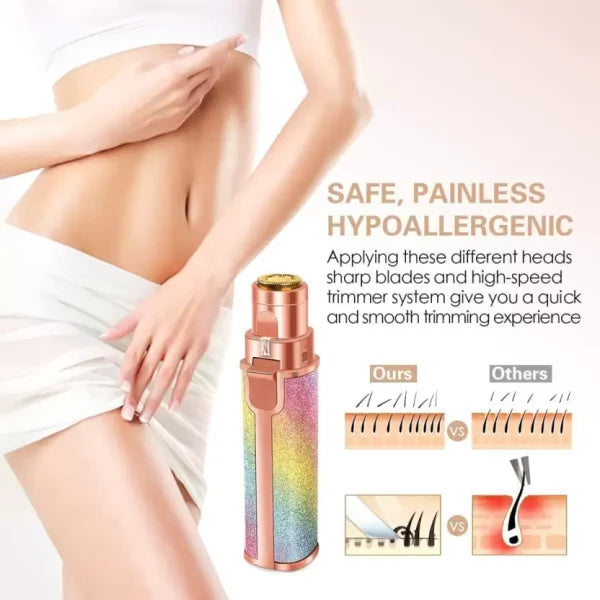 Flawless 2-in-1 Rechargeable Eyebrow & Facial Trimmer