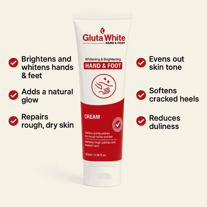 Gluta White Hand & Foot Brightening Cream - 100ml