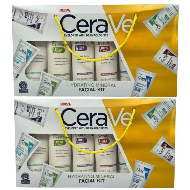 CeraVe Hydrating Mineral Facial Kit - 6 Pieces