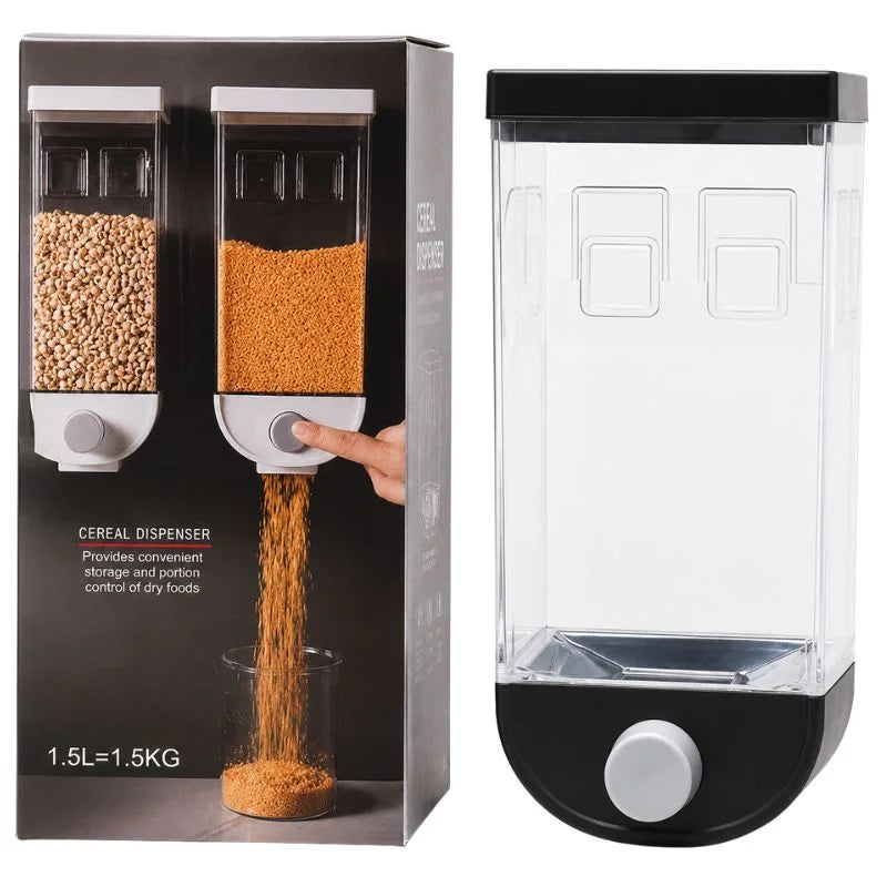 Wall-mounted cereal dispenser 1.5L