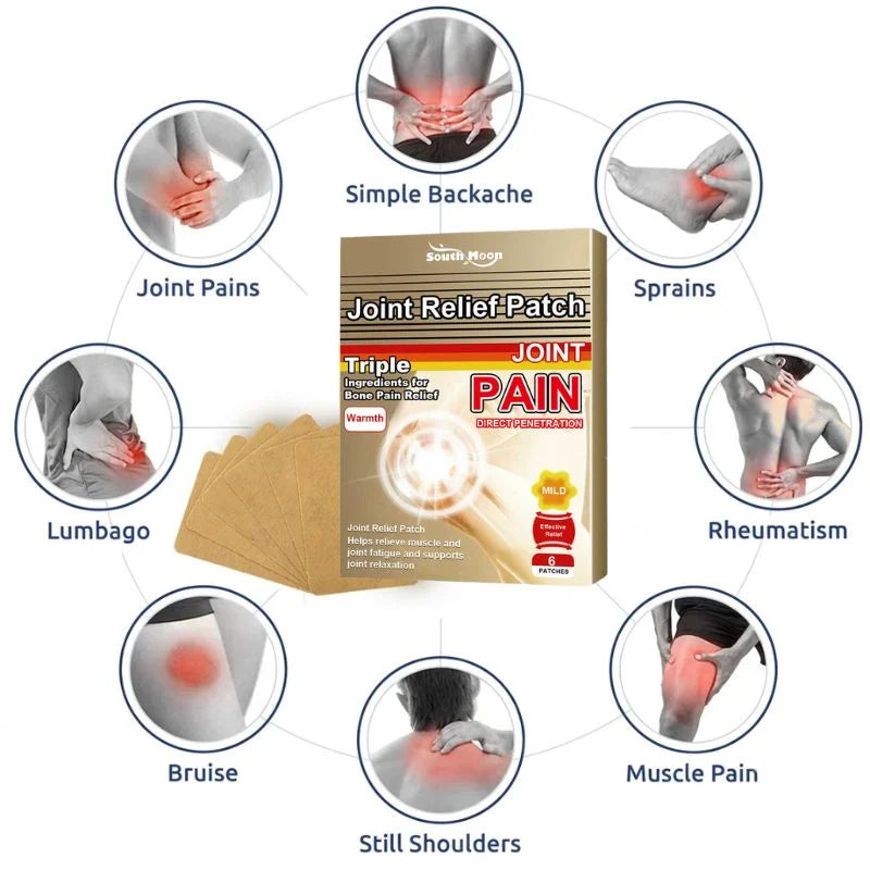 Japanese warming joint and muscle patches pack of 5