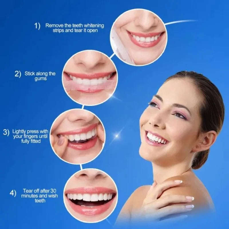 Gegemoon 3D Teeth Whitening Strips - 7 Pairs