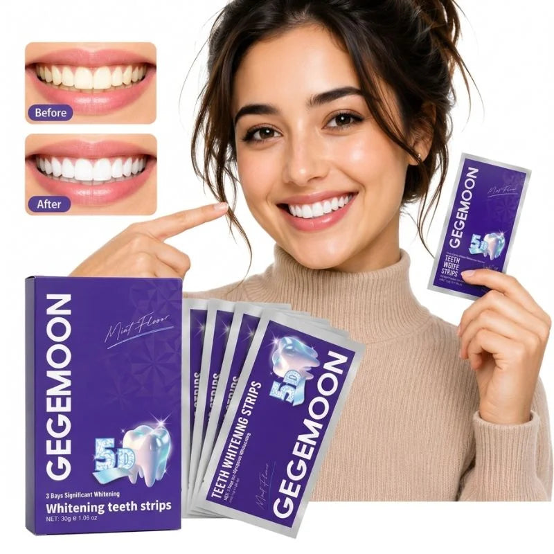Gegemoon 5D teeth whitening strips 7 pairs