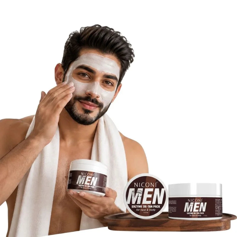 NICONI Men Enzyme De-Tan Pack 300g