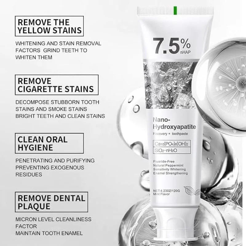 7.5% Nano-Hydroxyapatite Toothpaste - Mint