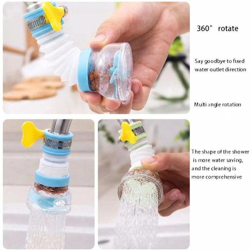 360° Rotating Faucet Nozzle - 3 Spray Modes