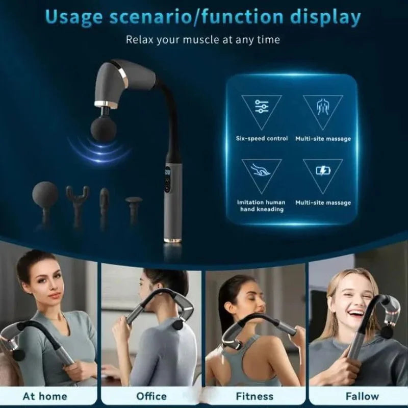 Blueidea BLD-339 Long-Handle Massage Gun